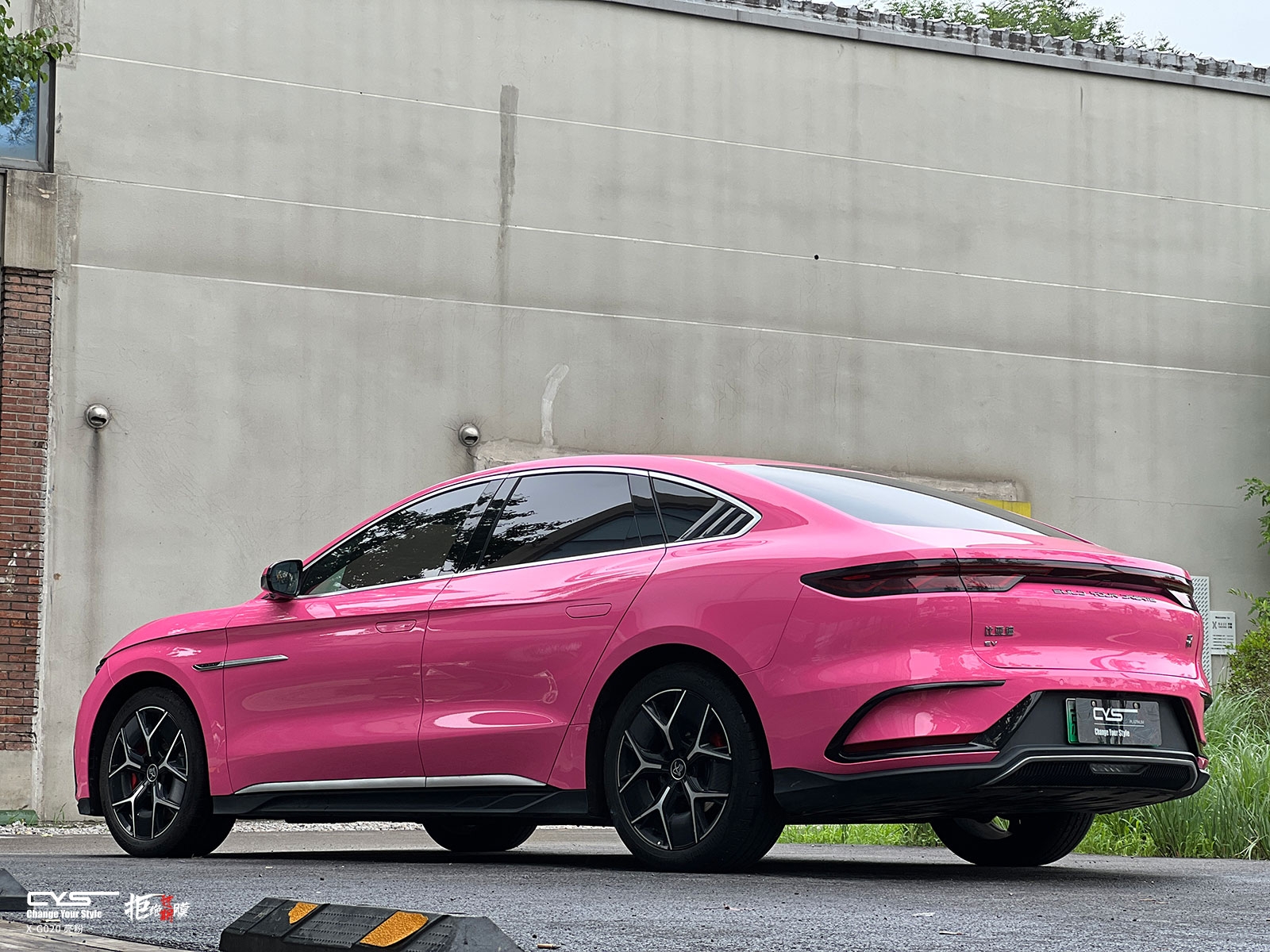 CYS X-G020亮粉 比亚迪汉车友改色案例 CYS X-G020亮粉 比亚迪汉车友改色案例