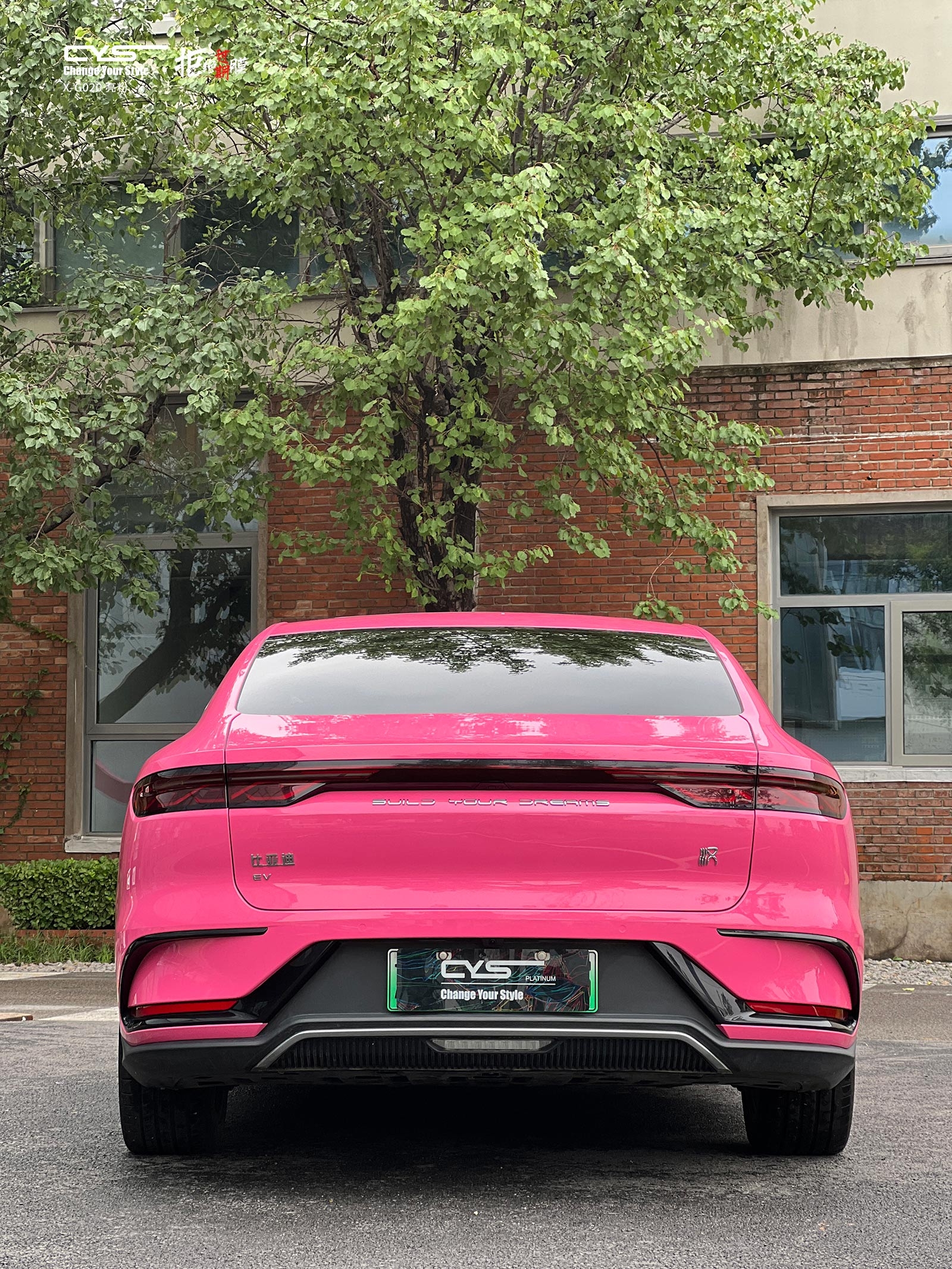CYS X-G020亮粉 比亚迪汉车友改色案例 CYS X-G020亮粉 比亚迪汉车友改色案例