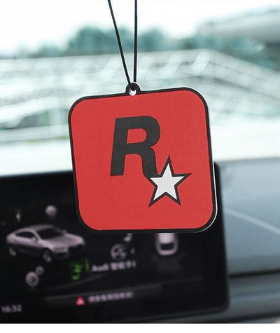 R星车载挂件 车内除异味香氛片 R星车载挂件 车内除异味香氛片