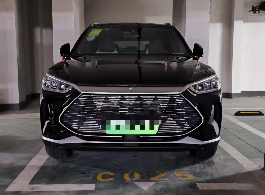 比亚迪宋PlusDmi 💪鲨鱼牙中网牙齿电镀装饰